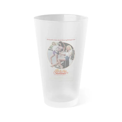 PICK UP SUMMER 1980 Movie Poster - Frosted Pint Glass 16oz 16oz Frosted - Go Mug Yourself