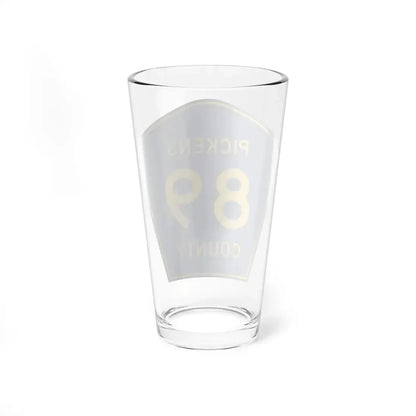 Pickens County Route 89 AL (Alabama) (Road Sign) Pint Glss 16oz - Go Mug Yourself