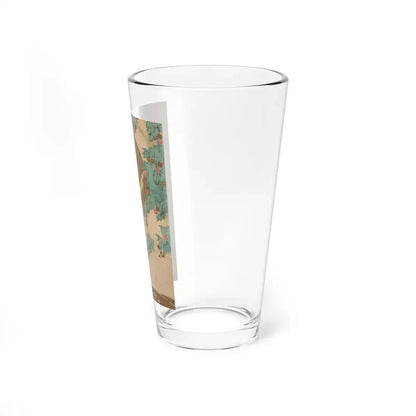Picking Apples, Golden Book cover, August 1927 (Magazine Illustration) Pint Glass 16oz - Go Mug Yourself