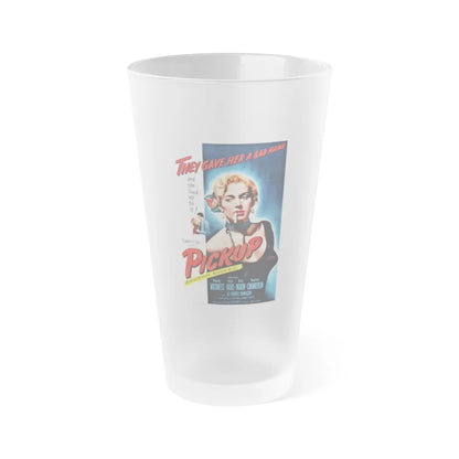 PICKUP 1951 Movie Poster - Frosted Pint Glass 16oz-16oz-Frosted-Go Mug Yourself