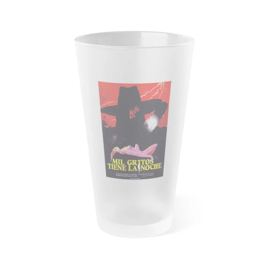 PIECES 1982 Movie Poster - Frosted Pint Glass 16oz-16oz-Frosted-Go Mug Yourself