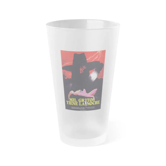 PIECES 1982 Movie Poster - Frosted Pint Glass 16oz 16oz Frosted - Go Mug Yourself