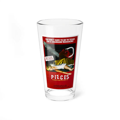 PIECES (2) 1982 Movie Poster - Pint Glass 16oz-16oz-Go Mug Yourself