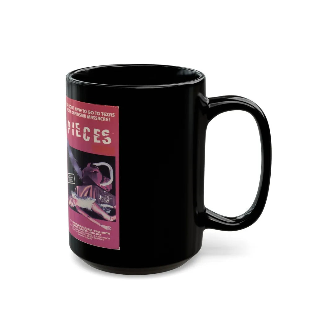 PIECES VESTRON VIDEO (VHS COVER) - Black Coffee Mug-Go Mug Yourself