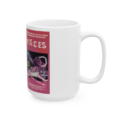 PIECES VESTRON VIDEO (VHS COVER) - White Coffee Mug-Go Mug Yourself