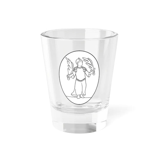Pieczec wielka litewska Stanislawa Augusta Nowogródzkie 1764 (Lithuania) (Coat of Arms) Shot Glass 1.5oz 1.5oz - Go Mug Yourself