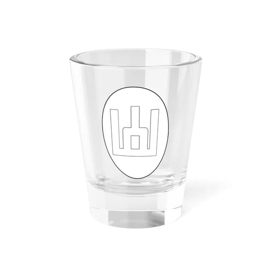 Pieczec wielka litewska Stanislawa Augusta Słupy Giedymina 1764 (Lithuania) (Coat of Arms) Shot Glass 1.5oz 1.5oz - Go Mug Yourself