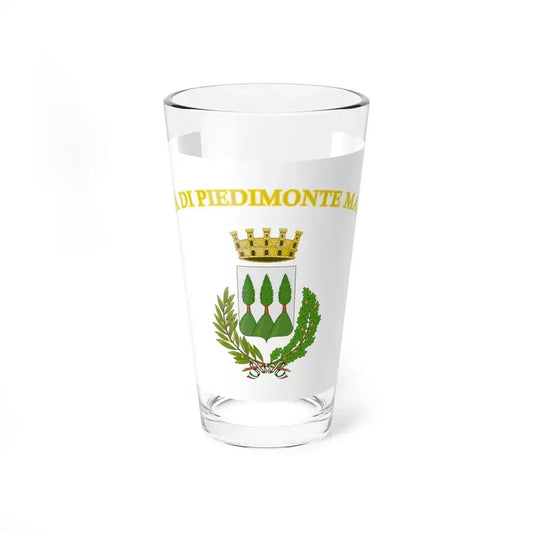 Piedimonte Matese-Bandiera (Italy) Pint Glass 16oz 16oz - Go Mug Yourself