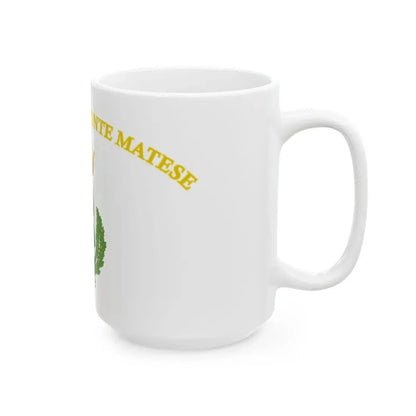 Piedimonte Matese-Bandiera (Italy) White Coffee Mug - Go Mug Yourself