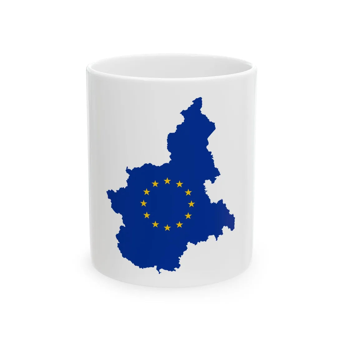 Piemonte EU (Italy) White Coffee Mug 11oz - Go Mug Yourself