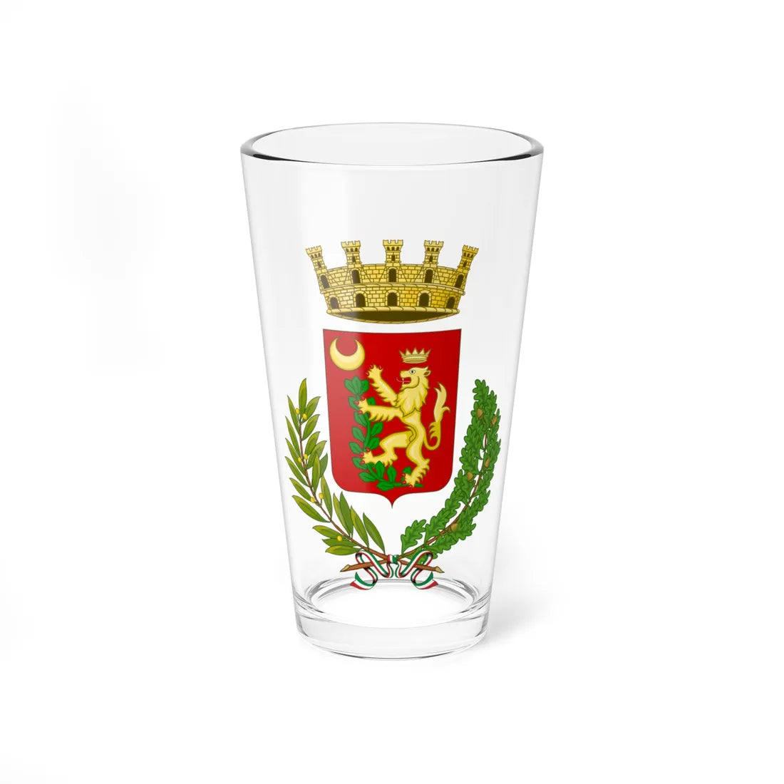 Pienza-Stemma (Italy) (Coat of Arms) Pint Glass 16oz 16oz - Go Mug Yourself