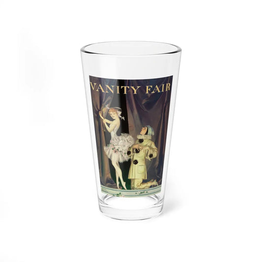 Pierrot and Columbine, Vanity Fair magazine cover, June 1915 (Magazine Illustration) Pint Glass 16oz-16oz-Go Mug Yourself