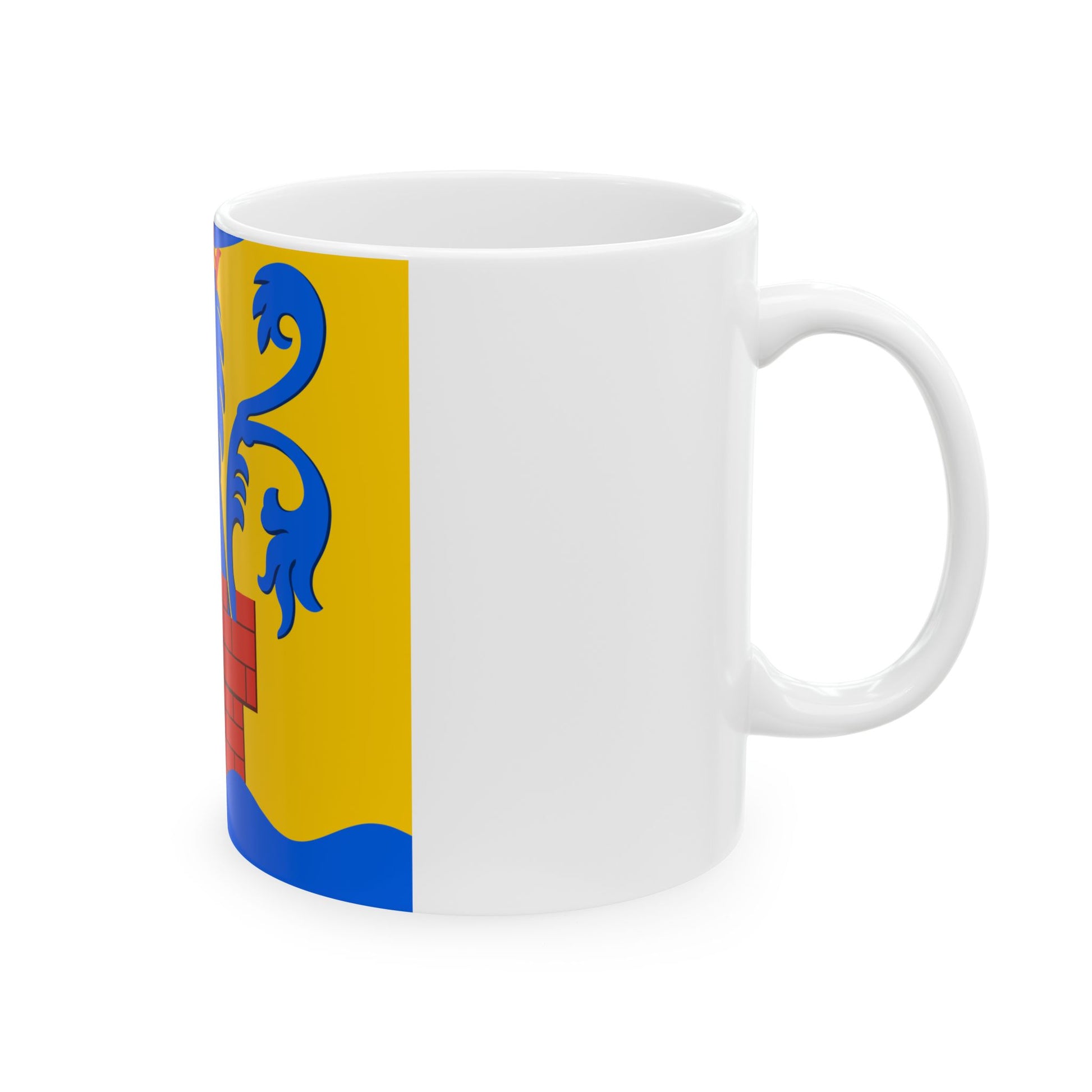 Pietarsaari.lippu (Finland) White Coffee Mug-Go Mug Yourself
