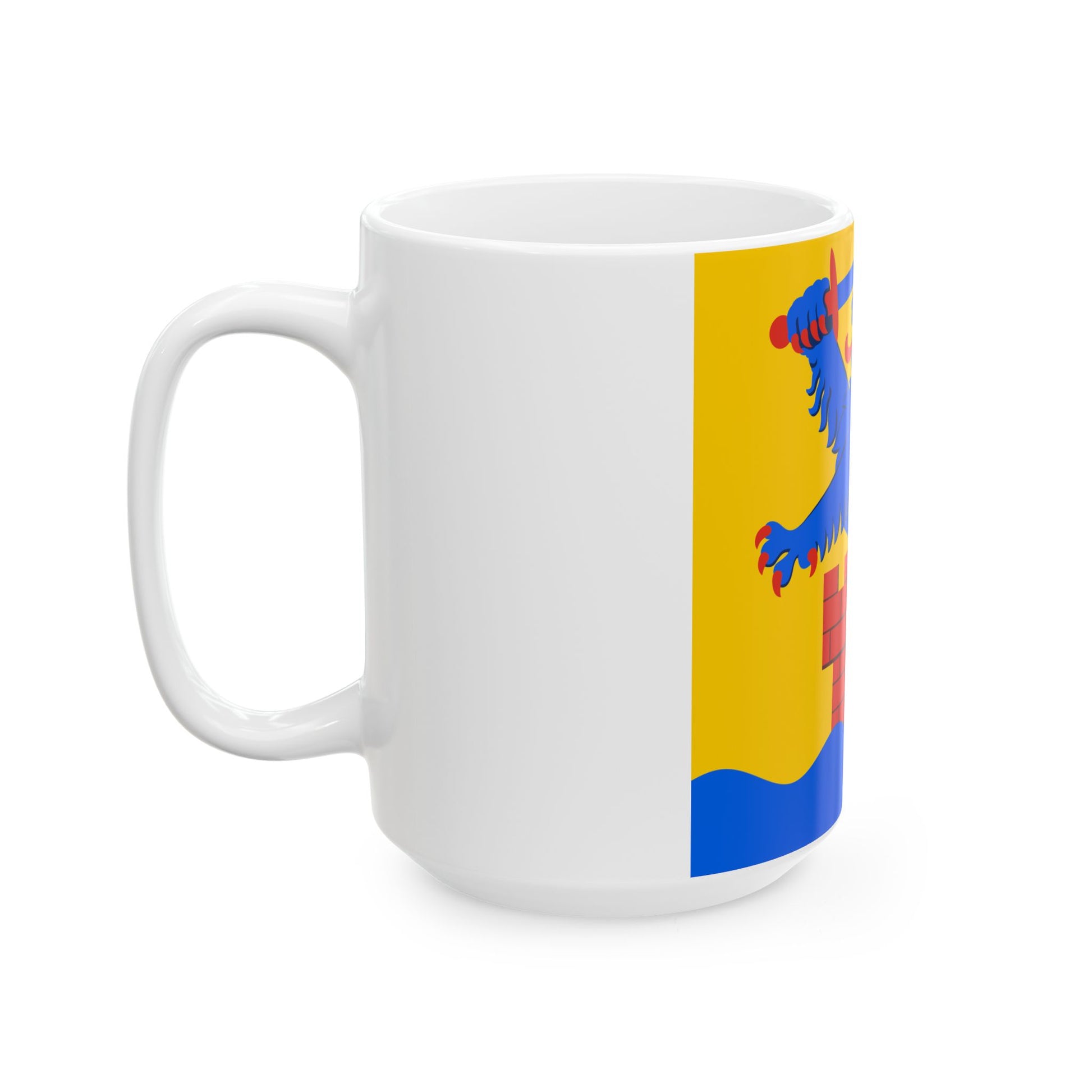 Pietarsaari.lippu (Finland) White Coffee Mug-Go Mug Yourself