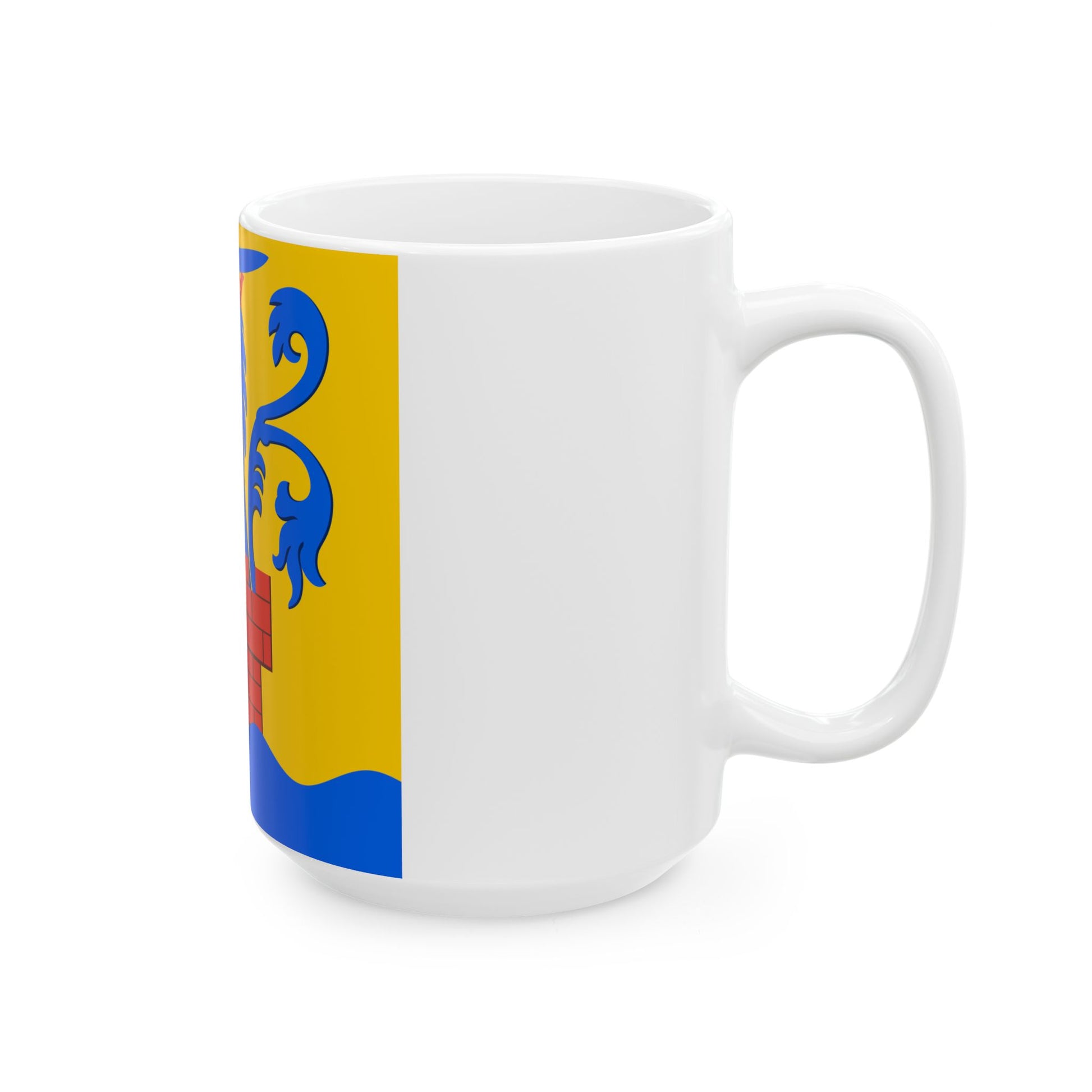 Pietarsaari.lippu (Finland) White Coffee Mug-Go Mug Yourself