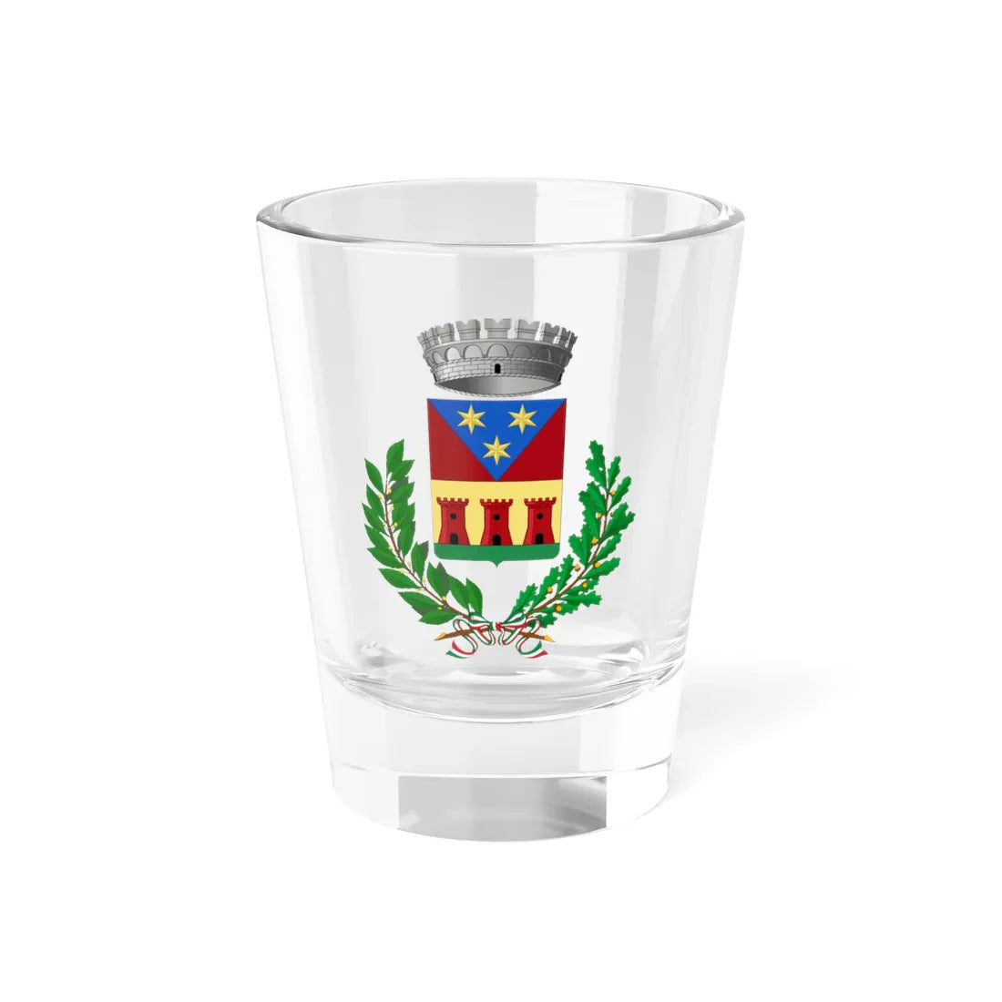 Pietrabruna-Stemma (Italy) (Coat of Arms) Shot Glass 1.5oz 1.5oz - Go Mug Yourself
