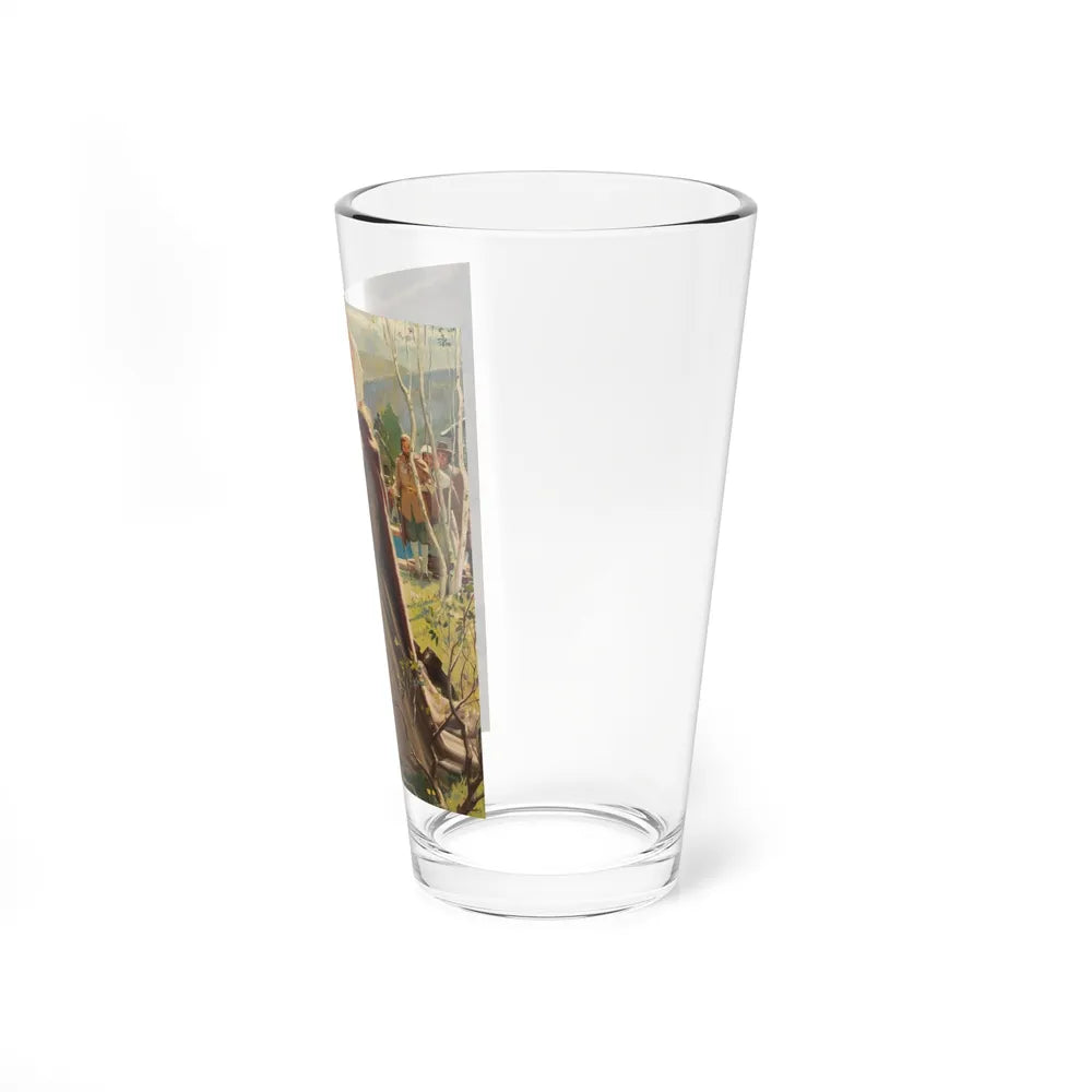 Pilgrim Wedding (Magazine Illustration) Pint Glass 16oz-Go Mug Yourself