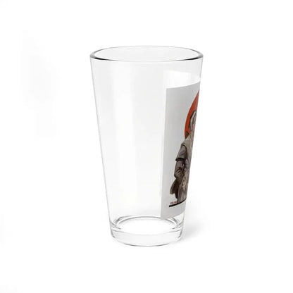 Pilgrims, The Saturday Evening Post cover illustration (Magazine Illustration) Pint Glass 16oz - Go Mug Yourself