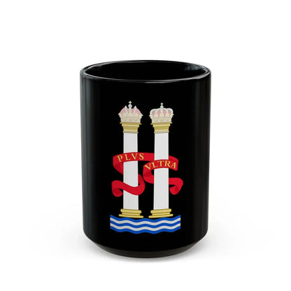 Pillars of Hercules - Black Coffee Mug 15oz - Go Mug Yourself