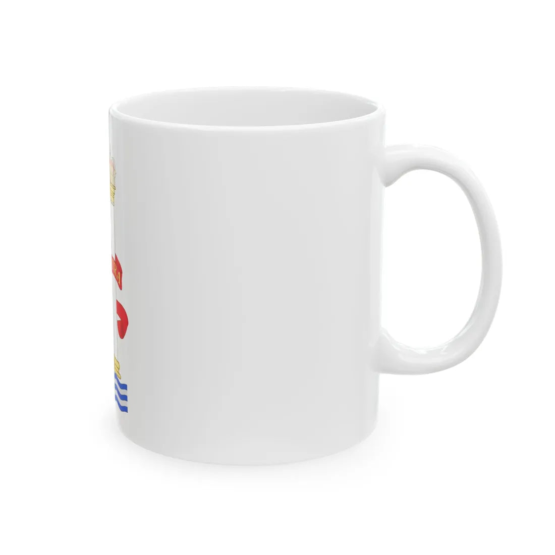 Pillars of Hercules - White Coffee Mug - Go Mug Yourself