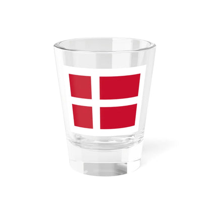 Pilot flag of Denmark (Denmark) Shot Glass 1.5oz 1.5oz - Go Mug Yourself