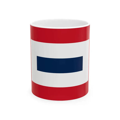 Pilot Flag of France (France) White Coffee Mug 11oz - Go Mug Yourself