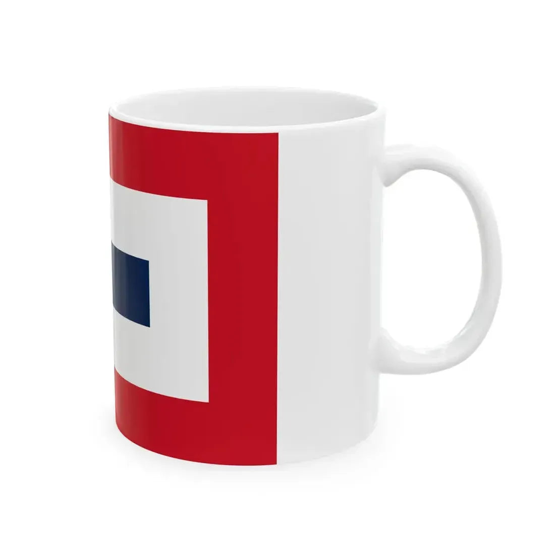 Pilot Flag of France (France) White Coffee Mug - Go Mug Yourself