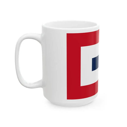 Pilot Flag of France (France) White Coffee Mug - Go Mug Yourself