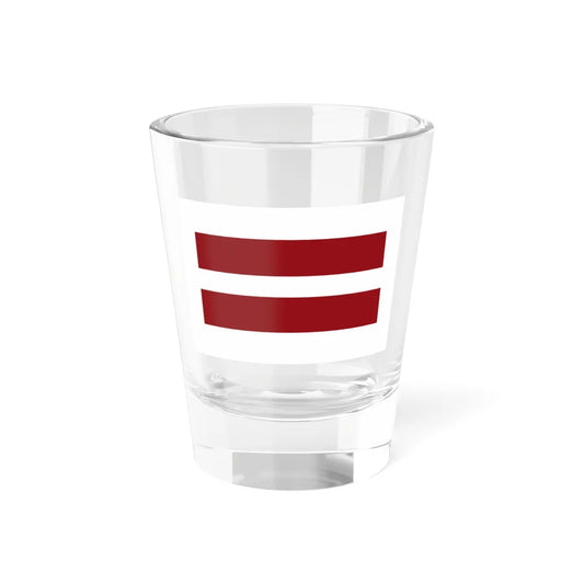 Pilot Flag of Latvia (Latvia) Shot Glass 1.5oz 1.5oz - Go Mug Yourself