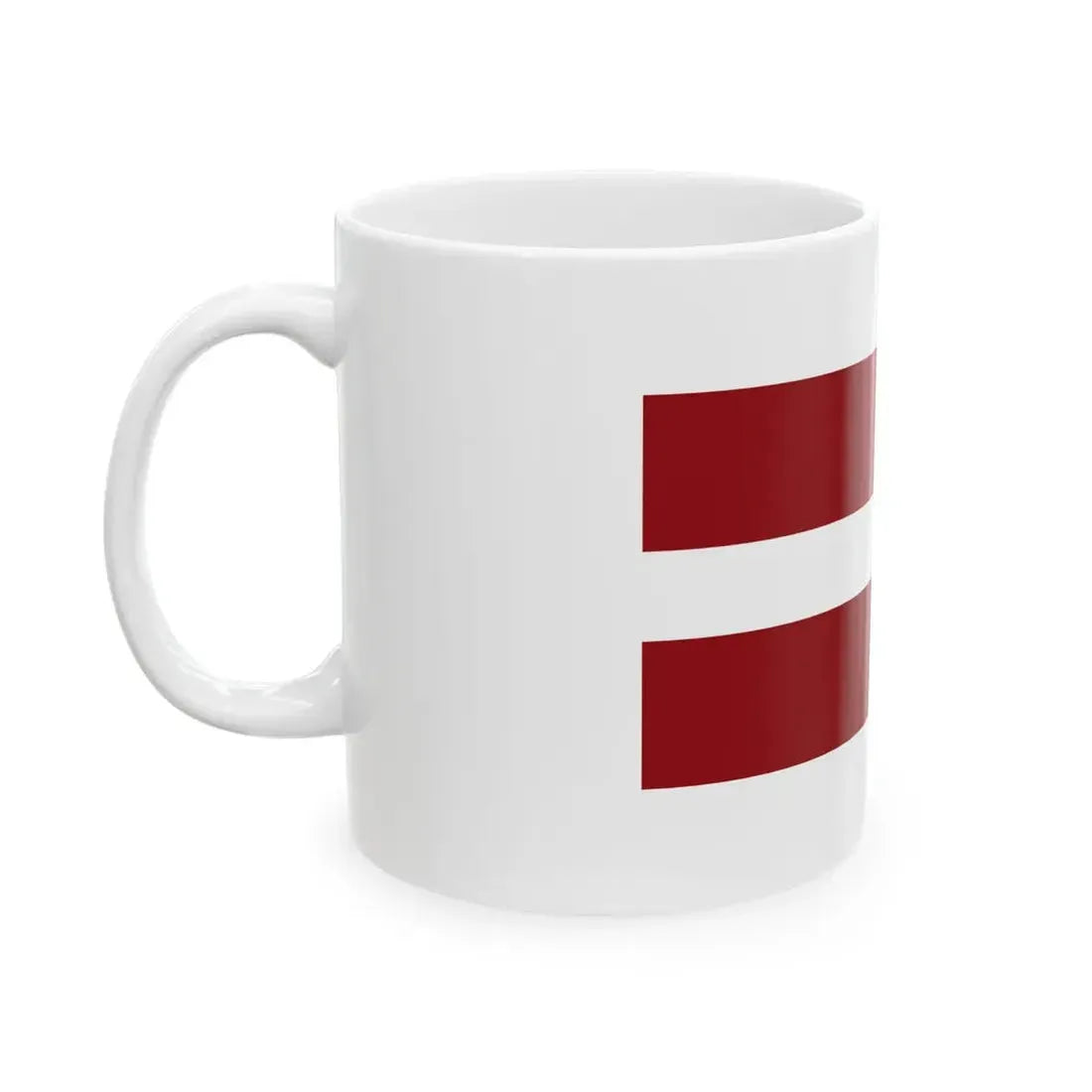 Pilot Flag of Latvia (Latvia) White Coffee Mug - Go Mug Yourself