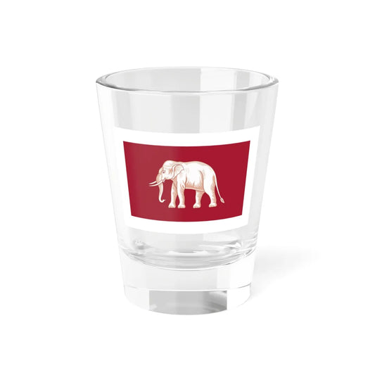 Pilot Flag of Siam 1891-1916 (Cambodia) Shot Glass 1.5oz 1.5oz - Go Mug Yourself