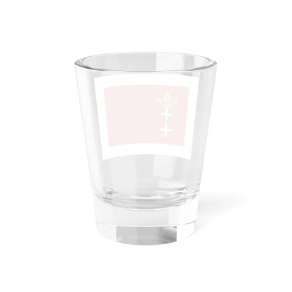 Pilot flag of the Free City of Danzig Lotsenflagge (Poland) Shot Glass 1.5oz - Go Mug Yourself