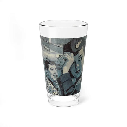 Pilot's Wife, Woman's Day, January 1957 (Magazine Illustration) Pint Glass 16oz 16oz - Go Mug Yourself