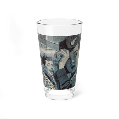 Pilot's Wife, Woman's Day, January 1957 (Magazine Illustration) Pint Glass 16oz-16oz-Go Mug Yourself