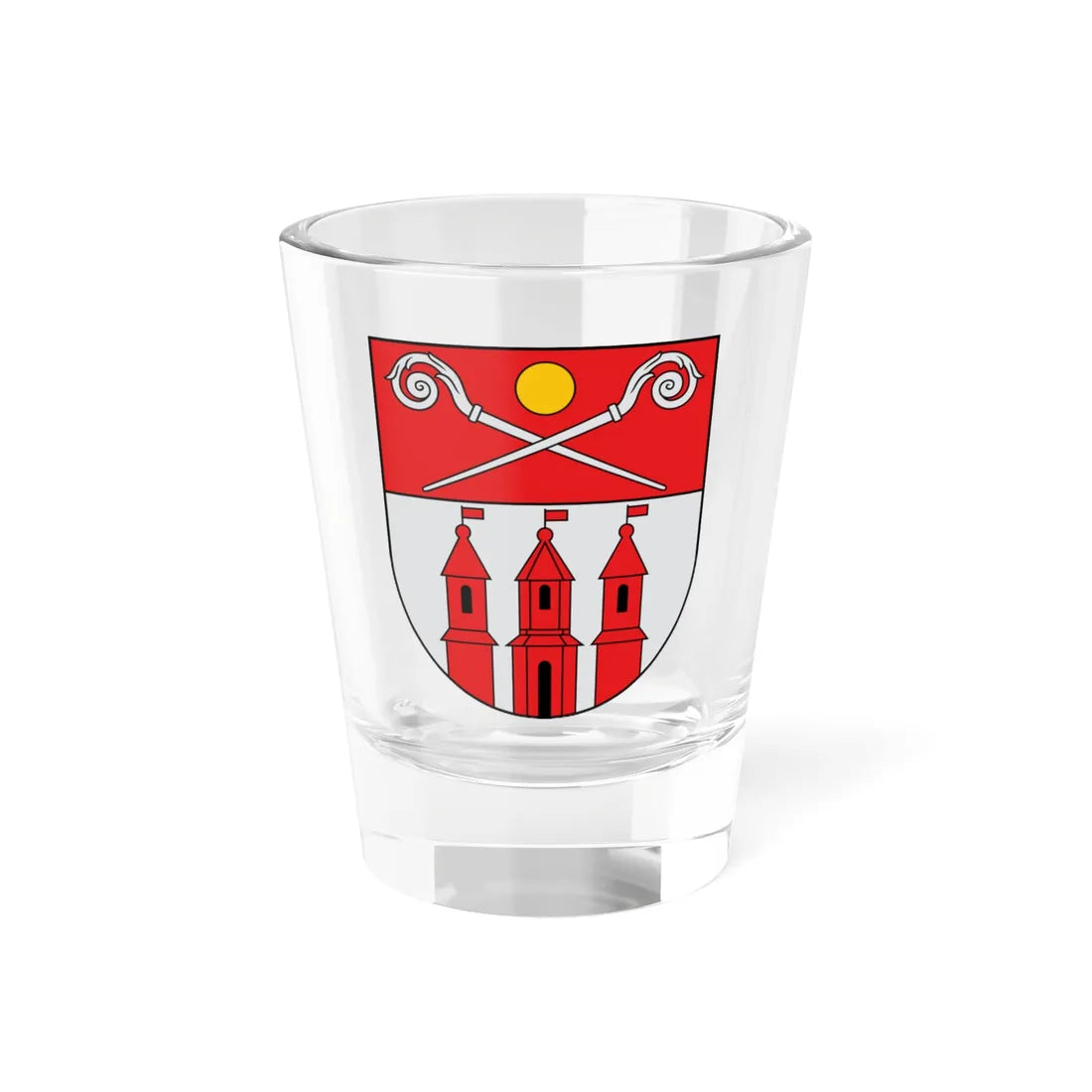 Piltene COA (Latvia) (Coat of Arms) Shot Glass 1.5oz 1.5oz - Go Mug Yourself