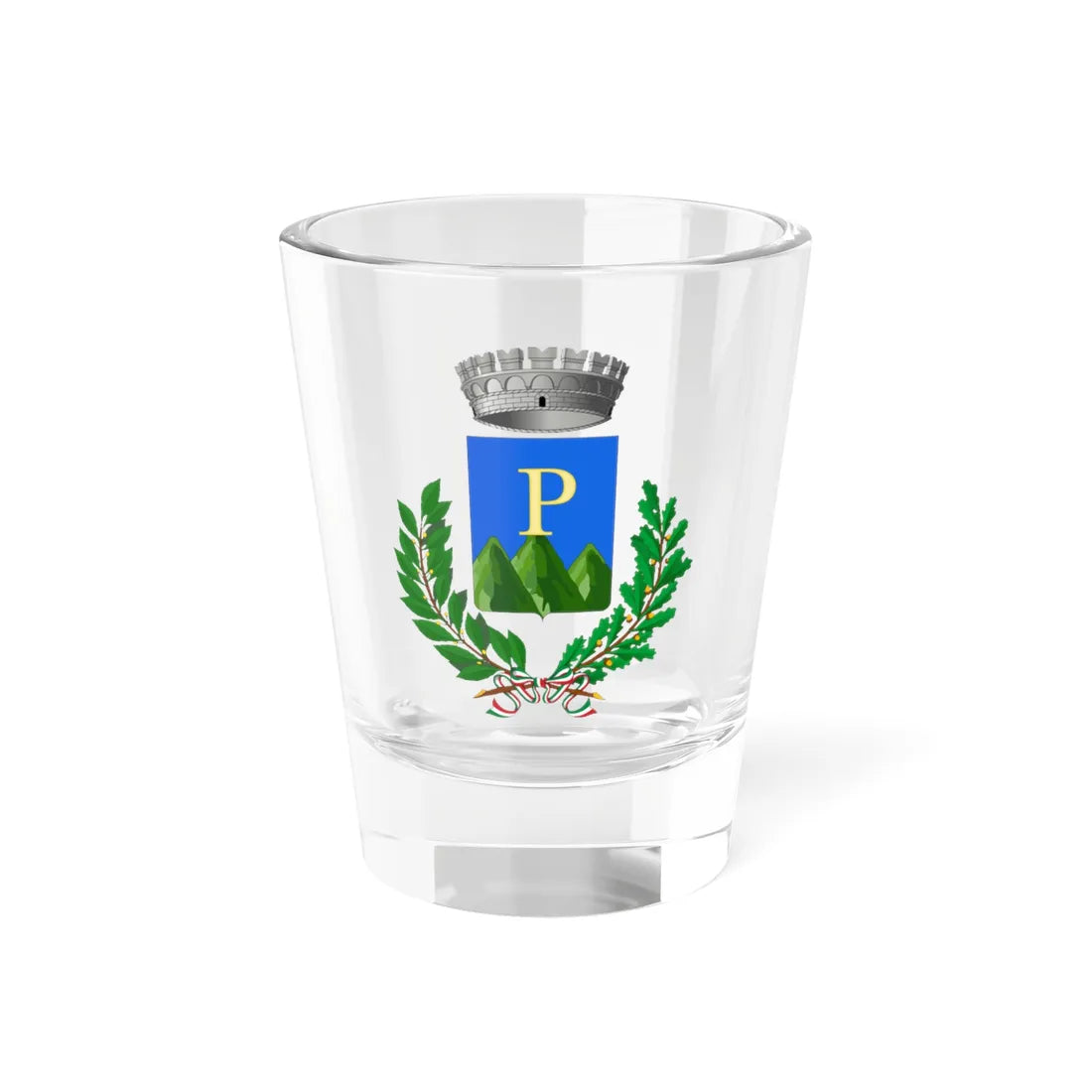 Pimonte-Stemma (Italy) (Coat of Arms) Shot Glass 1.5oz 1.5oz - Go Mug Yourself