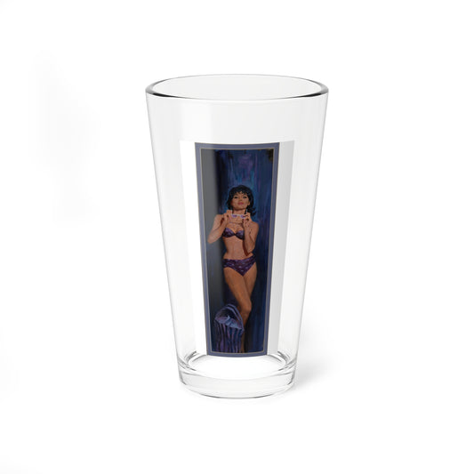 Pin-Up in Purple, Bluebook cover illustration, March 1965 - Pint Glass 16oz-16oz-Go Mug Yourself