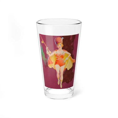 Pin-Up Majorette (Magazine Illustration) Pint Glass 16oz-16oz-Go Mug Yourself