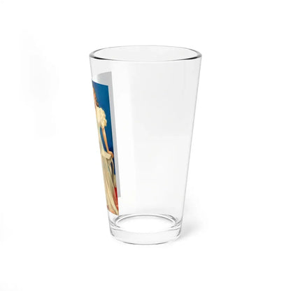 Pin-Up n. 214 (Magazine Illustration) Pint Glass 16oz - Go Mug Yourself