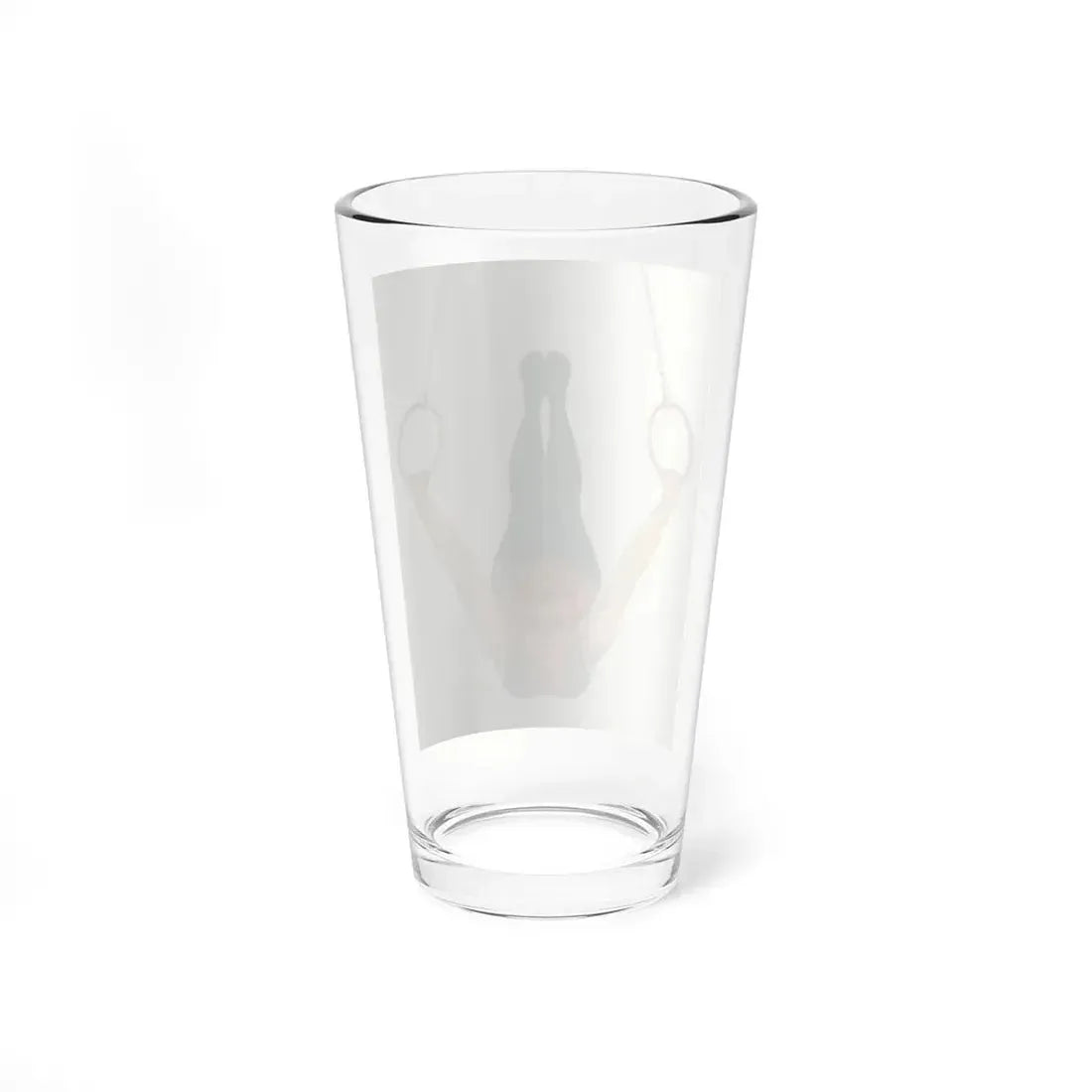 Pin-Up on Gymnastic Rings (Magazine Illustration) Pint Glass 16oz - Go Mug Yourself