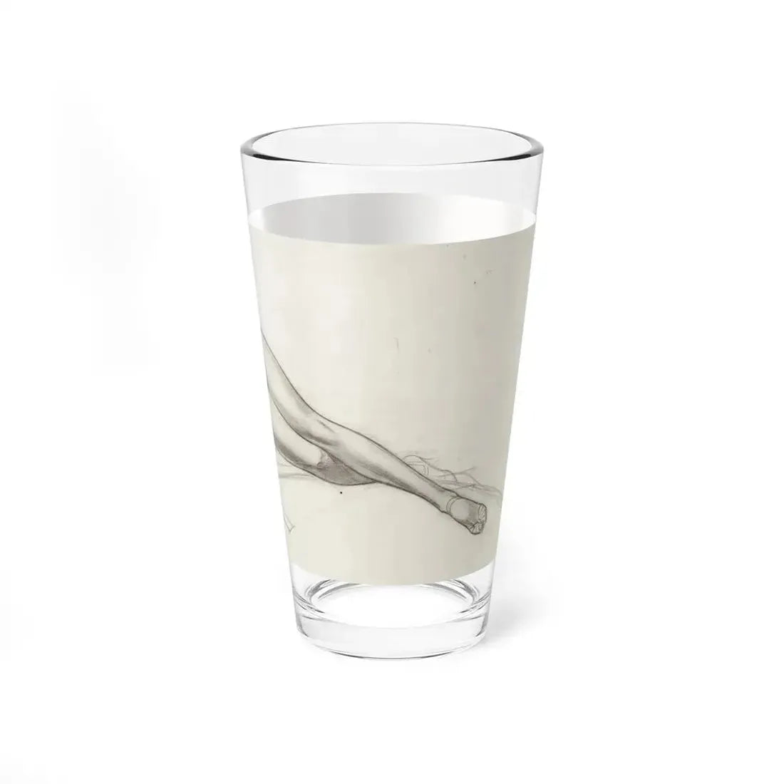 Pin-up Preliminary Artwork, Esquire, August 1940 (Magazine Illustration) Pint Glass 16oz - Go Mug Yourself