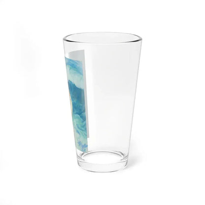 Pin-Up Standing in the Waves, 1952 (Magazine Illustration) Pint Glass 16oz - Go Mug Yourself