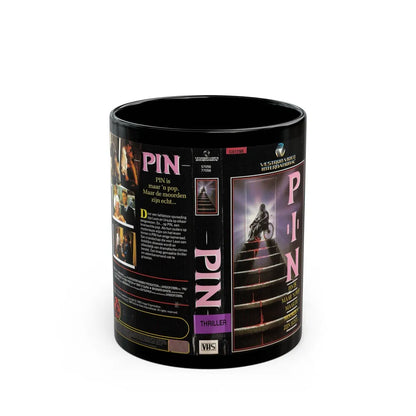 PIN (VHS COVER) - Black Coffee Mug-11oz-Go Mug Yourself