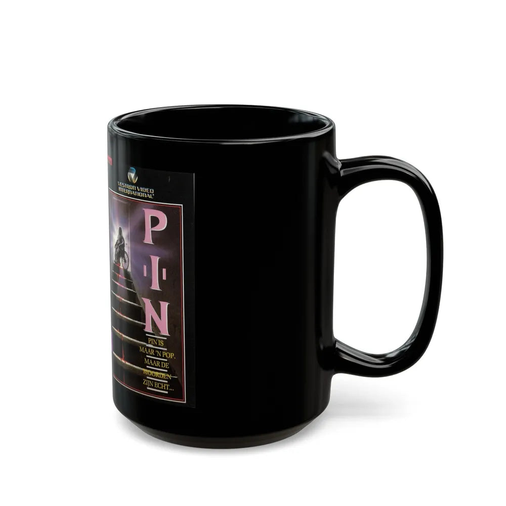 PIN (VHS COVER) - Black Coffee Mug-Go Mug Yourself