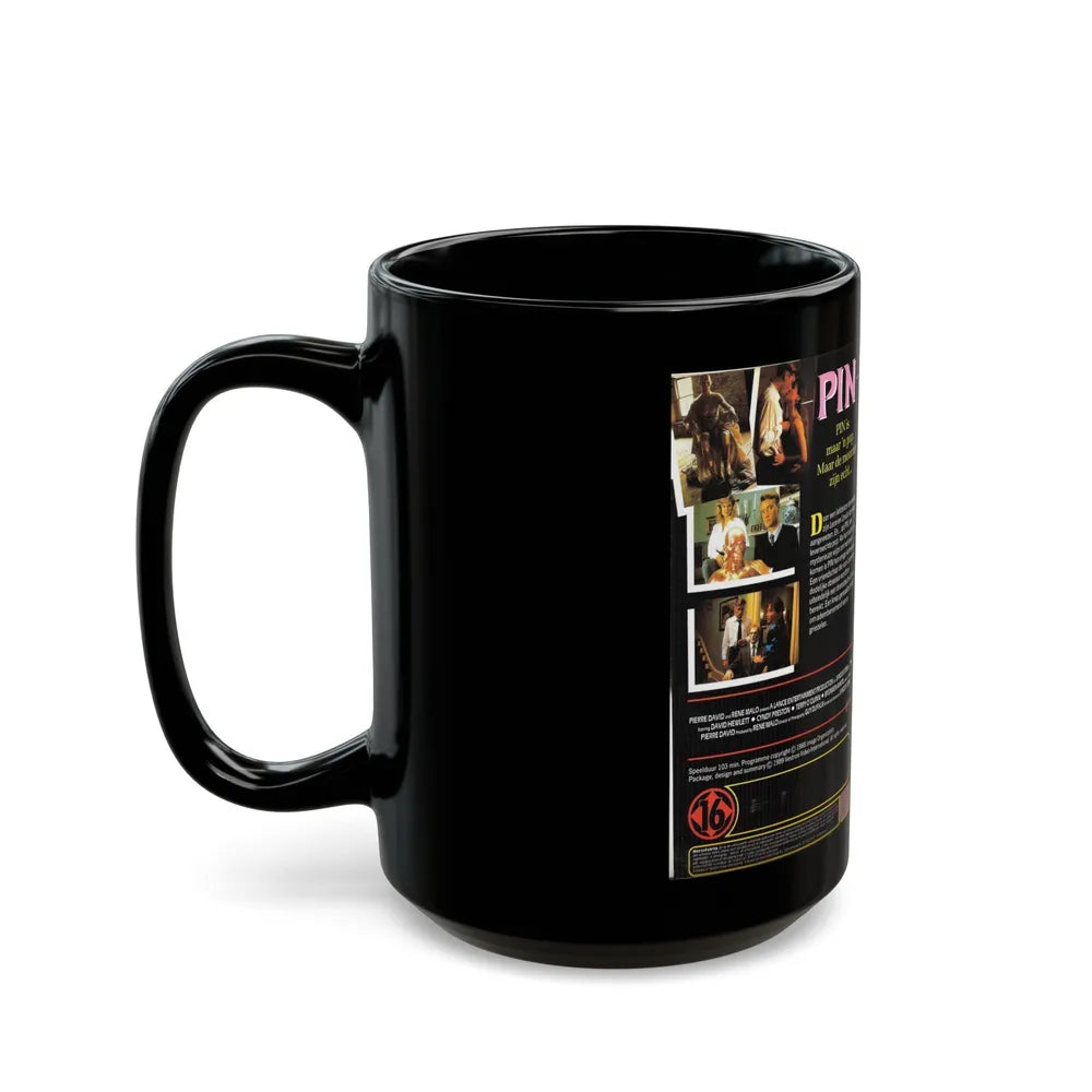 PIN (VHS COVER) - Black Coffee Mug-Go Mug Yourself