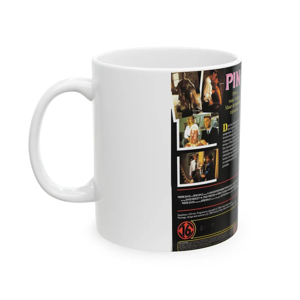 PIN (VHS COVER) - White Coffee Mug-Go Mug Yourself