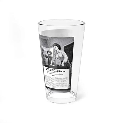 Pinch..., Bluebook for Men, October 1960 (Magazine Illustration) Pint Glass 16oz - Go Mug Yourself
