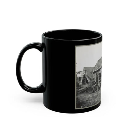 Pine Cottage , Civil War Soldiers Winter Quarters (U.S. Civil War) Black Coffee Mug-Go Mug Yourself