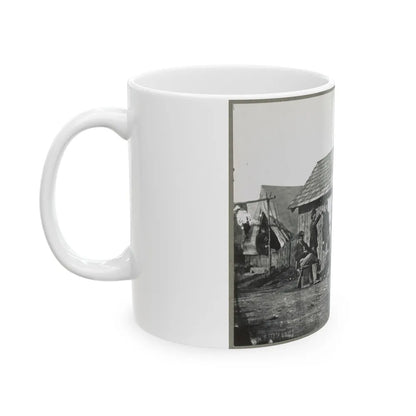 Pine Cottage , Civil War Soldiers Winter Quarters (U.S. Civil War) White Coffee Mug-Go Mug Yourself