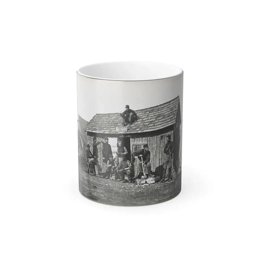 Pine Cottage , Civil War Soldiers Winter Quarters (U.S. Civil War) Color Changing Coffee Mug 11oz Default Title 11oz - Go Mug Yourself